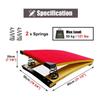ERoomQ Children's Gymnastics Springboard, with Steel Spring and Jumping Mat, Portable Curved Springboard, Children's Vault Training Elastic Board (Size : 60x40cm) () view 2