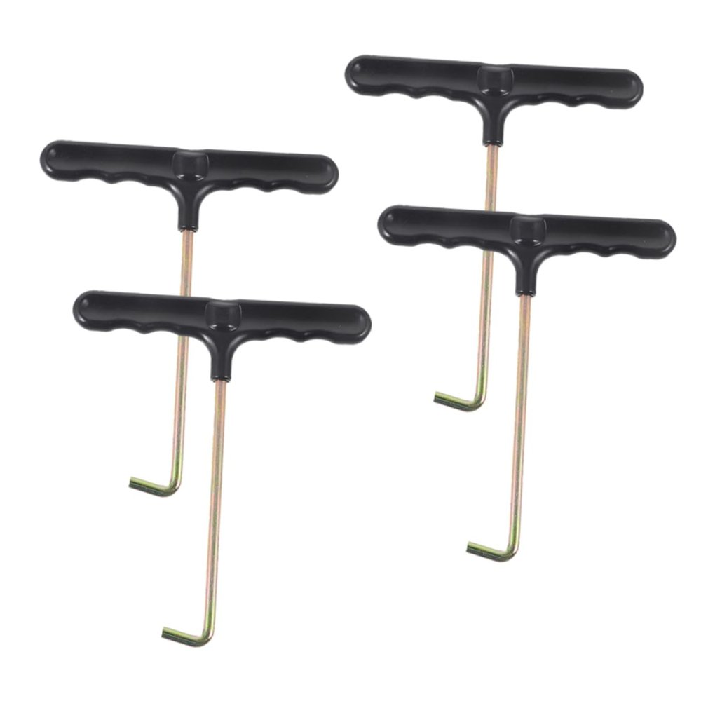 VANZACK 4pcs Trampoline Spring Hook Trampoline Assembly Tool Portable Skate Tool