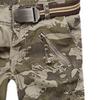 Casual Tactical Pants for Men Wash Cotton Ripstop Cargo Pants Outdoor Hiking Pants with Multi Pockets(No Belt) (Camo1,36) view 2