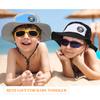 Children Waterproof Quick-Drying UPF 50+ Sun Hat,Toddler Kids Summer Wide Brim Bucket Hat Beach Hats for Boys Girls 2-4 Years Gray view 3