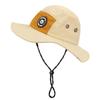 Children Waterproof Quick-Drying UPF 50+ Sun Hat,Toddler Kids Summer Wide Brim Bucket Hat Beach Hats for Boys Girls 4-8 Years Khaki Orange view 1