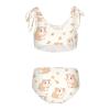 ALAZA Hipster Hamster Flower Floral Girls' 2 Piece Bikini Set Beach Sport Swimsuit Swimwear Bathing Suit 7-8 Years view 2