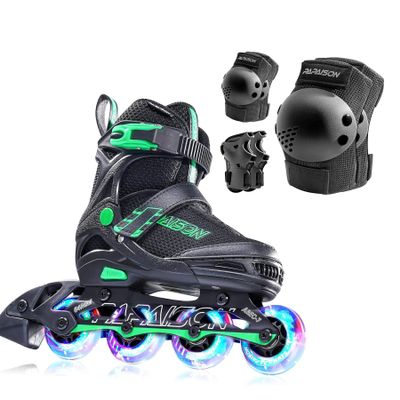 PAPAISON Inline Skates with Protective Gear Set