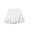 DREAM BUS 2 Pack Girls Skirts Built in Shorts Little Kid Tennis Skorts Toddler Girl Athletic Skorts Flowy Skirts Black/White view 2