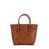 byplndgywj Rattan Purse Woven Beach Tote Bag Travel cute straw handbag Waterproof Sandproof Beach Vacation Essentials for Women (brown, Small) view 1