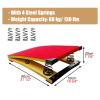 ERoomQ Children's Hardwood Gymnastics Springboard, Portable Curved Gymnastics Springboard with Steel Springs and Foot Pads Suitable for Homeschooling view 2
