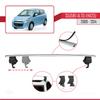 accessorypart Compatible with Suzuki Alto (HA25) 2009-2014 ACE-4 Car Roof Rack Cross Bar Grey Aluminium 2 Bars view 3