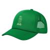 Santa Muerte Hat Adult Mesh Baseball Cap Trucker Sun Visor Outdoor Sports Cap for Men Women Green view 2