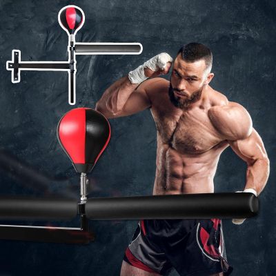 Elitix Wing Chun Dummy Taekwondo Training Equipment for Kids Adults Martial Arts Practice, Boxing Spinning Reflex Practice Bar, Cheap Punching Workout Dummies (Size : Single Ball)