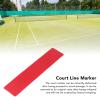 QANYEGN Court Line Marker Kit, Court Line Bodary Markers Lines, Multipurpose Marking Line Tool for Tennis, Volley, Basket(red) view 2