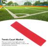 QANYEGN Court Line Marker Kit, Court Line Bodary Markers Lines, Multipurpose Marking Line Tool for Tennis, Volley, Basket(red) view 3