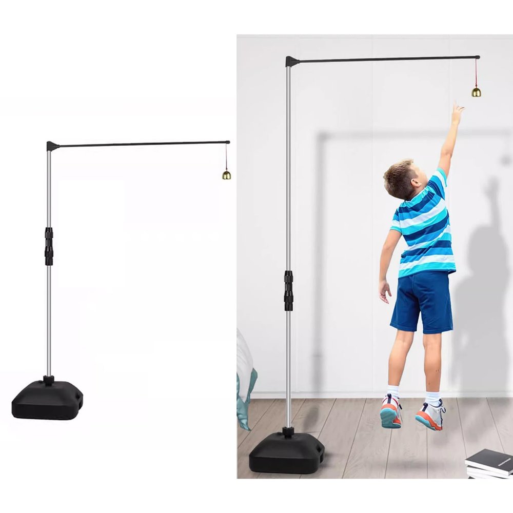 WeBert Jump Measurement Tester Fitness Vertical Jump Tester 4ft-9.8ft, Portable Jumping Trainer Physical Training Pole for School Students, Sports Basketball Measuring Device
