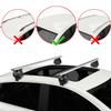 accessorypart Compatible with Toyota Aygo 2005-2014 ACE-4 Car Roof Rack Cross Bar Grey Aluminium 2 Bars view 2
