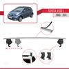 accessorypart Compatible with Toyota Aygo 2005-2014 ACE-4 Car Roof Rack Cross Bar Grey Aluminium 2 Bars view 3