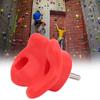 XHTLLO Kids Rock Climbing Holds Set, 10 Pcs Red Plastic Climbing Accessories for Outdoor Fun(23cm-Red) view 2