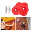 XHTLLO Kids Rock Climbing Holds Set, 10 Pcs Red Plastic Climbing Accessories for Outdoor Fun(23cm-Red) view 3