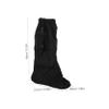 GANAZONO 1pair Unisex Rain Boot Covers Cycling Shoe Protector for Men and Women High Tube Design and Thick for Rain and Use s view 2