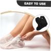 GANAZONO 1pair Unisex Rain Boot Covers Cycling Shoe Protector for Men and Women High Tube Design and Thick for Rain and Use s view 3