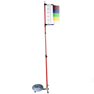 WeBert Jump Measurement Tester Portable Vertical Jump Tester 3.9 Ft - 11.5 Ft, Jumping Measuring Device Adjustable Height, Basketball Touching Training Equipment for School