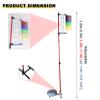 WeBert Jump Measurement Tester Portable Vertical Jump Tester 3.9 Ft - 11.5 Ft, Jumping Measuring Device Adjustable Height, Basketball Touching Training Equipment for School view 3