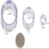 10Pcs Acrylic Display Stand Clear Ring Baseball Stands Round Display Stand for Golf Ball, Baseball, Softball, Tennis Ball, Spheres, Marbles, Collections, Memorabilia Display and Storage( Small ) view 2