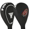 FISTRAGE Boxing Paddle Kicking Durable Strike Pad for Martial Arts Karate MMA Punching Striking Paddle Taekwondo Kickboxing Training Combat Sports Karate Target (Black)