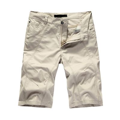 Men's Cargo Lightweight Shorts Outdoor Multi Pockets Golf Short Athletic Workout Casual Short Pant (Khaki Color,34)