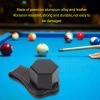 SPYMINNPOO Pool Chalk Holder, Magnetic Billiard Chalk Holder Aluminum Alloy with Leather Clip Portable Pool Chalk Box for Snooker Accessories view 2