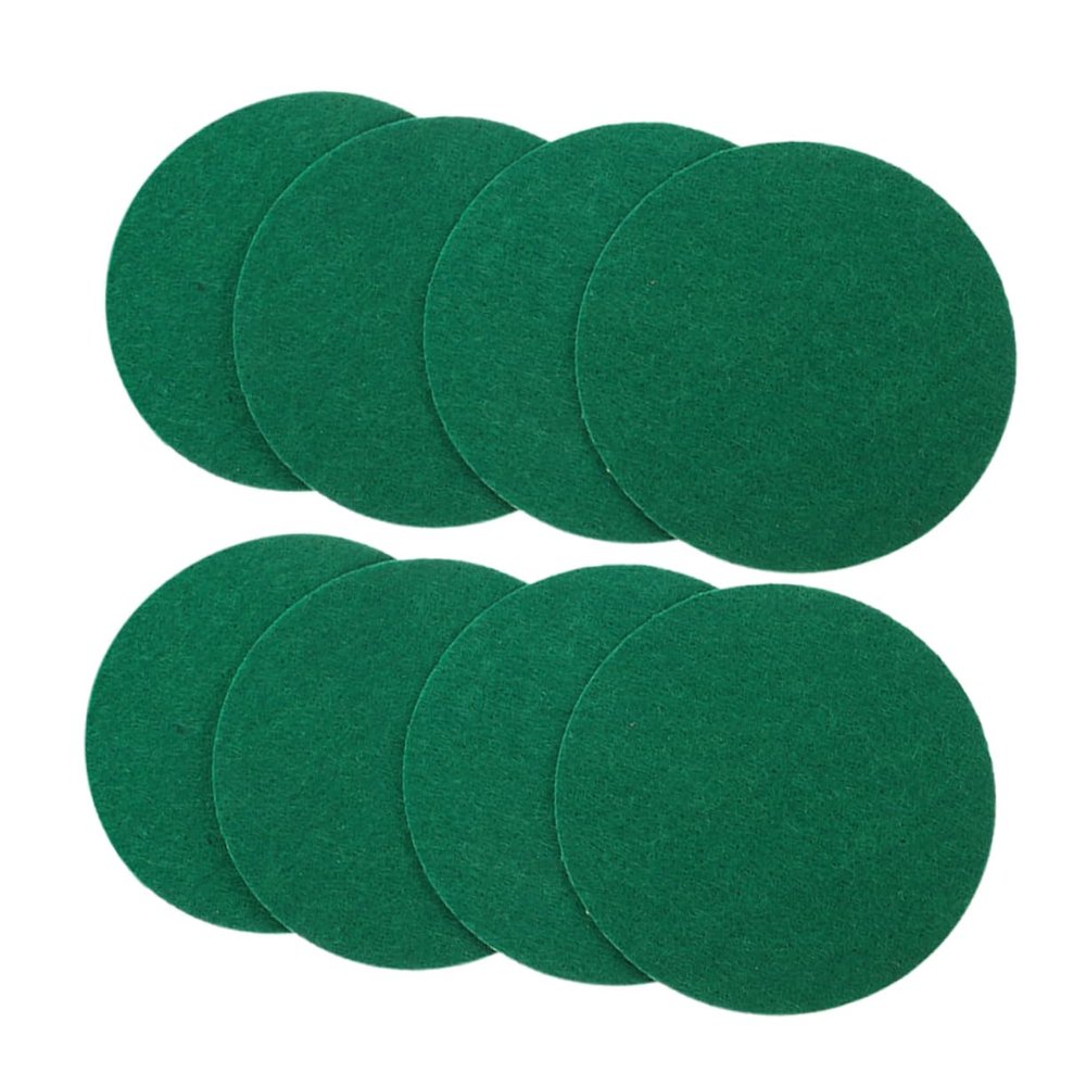 VANZACK 8pcs Table Hockey Accessories Hockey Flannel Pusher Pads Part Family-Friendly Game Enhancer