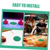 VANZACK 8pcs Table Hockey Accessories Hockey Flannel Pusher Pads Part Family-Friendly Game Enhancer view 4
