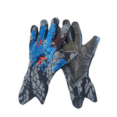 CarXs Soccer Goalkeeper Gloves Goalie Training Gloves Strong Grip Anti-Slip and Breathable for Adults and Children (Gray,7)