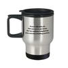 NineFit Basics Funny Snoring Gift Snorer Gift Snore Travel Mug If Your Wife Tells You That You Snore view 1
