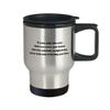 NineFit Basics Funny Snoring Gift Snorer Gift Snore Travel Mug If Your Wife Tells You That You Snore view 2