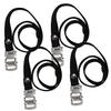 KOMBIUDA 4pcs Adjustable Slip Exercise Bike Pedal Straps Fixing Straps for Gym and Mountain Bikes Comfortable Footrest Accessories for Enhanced Performance view 1