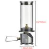 Hperu Gas Camping Light,BRS-55 Camping Lamp Gas Lighting Lamp Tent Gas Lighting Candle Light Portable Outdoor, Silver view 2