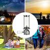 Hperu Gas Camping Light,BRS-55 Camping Lamp Gas Lighting Lamp Tent Gas Lighting Candle Light Portable Outdoor, Silver view 3