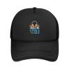 Gdiebdid Trust Me I'm The Dj Hat Adult Mesh Baseball Cap Trucker Sun Visor Outdoor Sports Cap for Men Women Black view 1