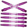 GANAZONO 6pcs Metal Dart Shafts Durable Aluminum Replacement Stems for Darts Accessories Purple Thread Shafts Suitable for All Players Enhance Your Game Performance view 1