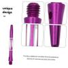 GANAZONO 6pcs Metal Dart Shafts Durable Aluminum Replacement Stems for Darts Accessories Purple Thread Shafts Suitable for All Players Enhance Your Game Performance view 4