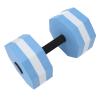 2PCS Aquatic Dumbbells, Eva Foam Dumbbell Set, Aquatic Exercise Dumbbells, Water Barbells for Pool Exercise, Aqua Fitness Barbells, Water Aerobics Equipment for Weight(Diamond Shaped Blue White Blue) view 4