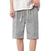 Men's Lightweight Summer Beach Shorts Elastic Waist Casual Short Pants Casual Classic Fit Drawstring Sports Short (Grey,Medium) view 1