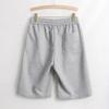 Men's Lightweight Summer Beach Shorts Elastic Waist Casual Short Pants Casual Classic Fit Drawstring Sports Short (Grey,Medium) view 4