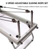 ZHDLdpUS Pilates Reformer, Foldable Pilates Machine, Adjustable Intensity Pilates Bed, Multifunctional Pilates Reformer, Exercise Yoga Equipment, Pilates Bed Fitness Equipment, 175*57*72.5cm, Beige view 2