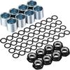 Srutueo 56Pcs Skateboard Truck Hardware Kit Skateboard Spacers Longboard Axle Nuts Skateboard Accessories, silver & black view 1