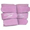 QALARO Suede Wrist Supports (Pair) with Bag | Gymnastics, Acrobatics, Cheer Adjustable Wrist Guards | Wrist Injury Prevention | Wrist Support Brace | Hand Wraps view 2
