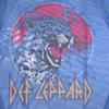 Def Leppard Lightning Leopard Long Sleeve Mesh Crop Top Size XXL view 2