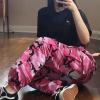 Camo Cargo Pants for Women Casual Combat Army Pant Multi-Pocket Military Tactical Cinch Bottom Camouflage Trousers view 2