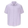 QWENTMTNTY Beach Shirts for Men Linen Cotton Regular Fit Casual Summer Shirt Big and Tall Collared Button Up Shirt Men Mens Clothing A-Purple view 4
