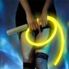 Programmable LED Luminous Whip Holding USB Rechargeable Fiber Optic Whip Light Whip LED Whip Flow for Rave Party (2m-Voice Control) view 1
