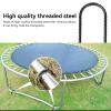 JPOIP 12-Inch Trampoline High Wind Stakes Heavy Duty Ground Anchors U Rebar Stakes for Trampoline, Dog Fence (48 Pack) view 3